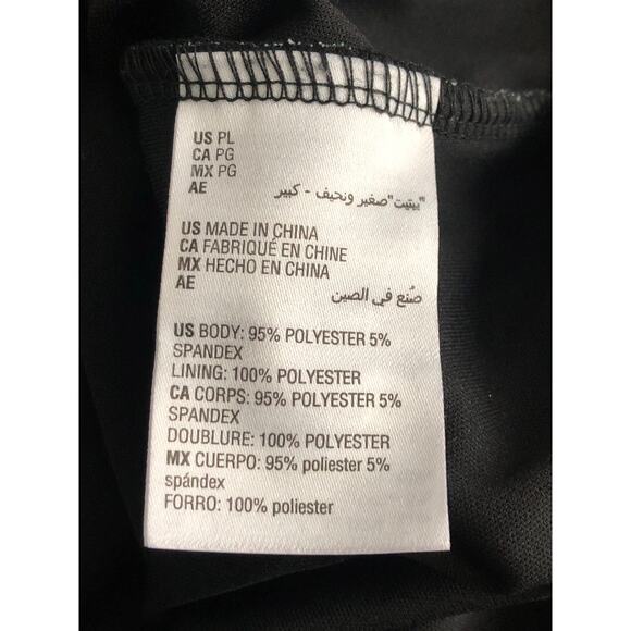 Bar III Mock Neck Dress Women's Petite Large in Dani Dye NEW - Picture 7 of 8